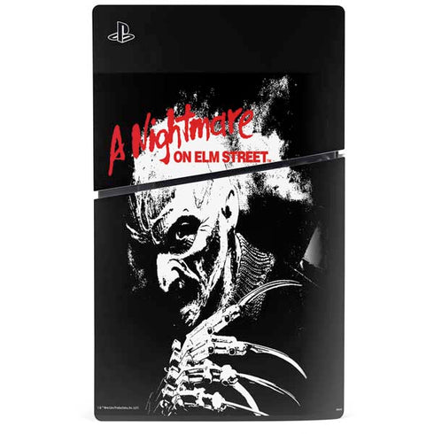 A Nightmare on Elm Street PS5 Slim Digital Edition Console Skin